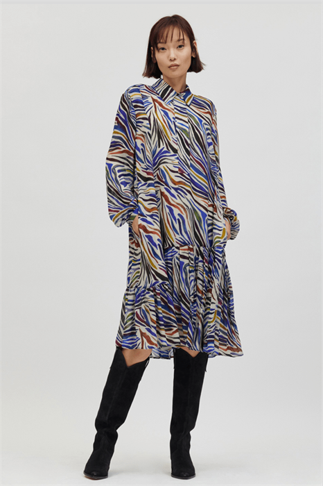 LUISA CERANO - Платье с эксклюзивным анималистическим принтом