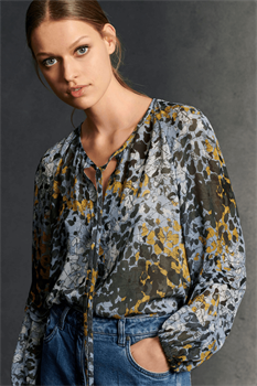 LUISA CERANO - Блузка с камуфляжным принтом