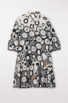 LUISA CERANO - Платье до колен с цветочным принтом