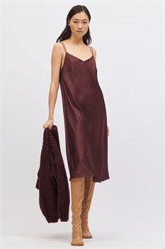 LUISA CERANO - Платье-сорочка на тонких бретельках