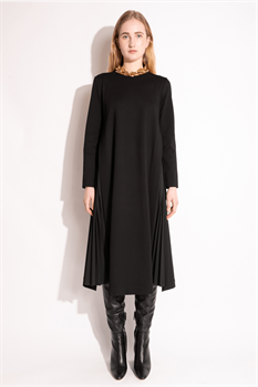 MEIMEIJ - Платье миди чёрное с длинными рукавами