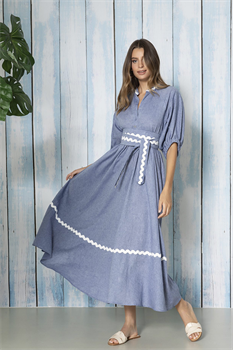 DANIELA DREI - Платье летнее голубое
