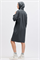 LUISA CERANO - Платье-худи серое - фото 8680