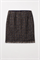 LUISA CERANO - Мини-юбка в клетку в твидовом стиле - фото 8805