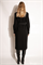 MEIMEIJ - Платье-рубашка чёрное с запахом - фото 8970