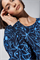 LUISA CERANO - Платье вискозное с двуцветным принтом - фото 9199