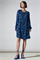 LUISA CERANO - Платье вискозное с двуцветным принтом - фото 9201